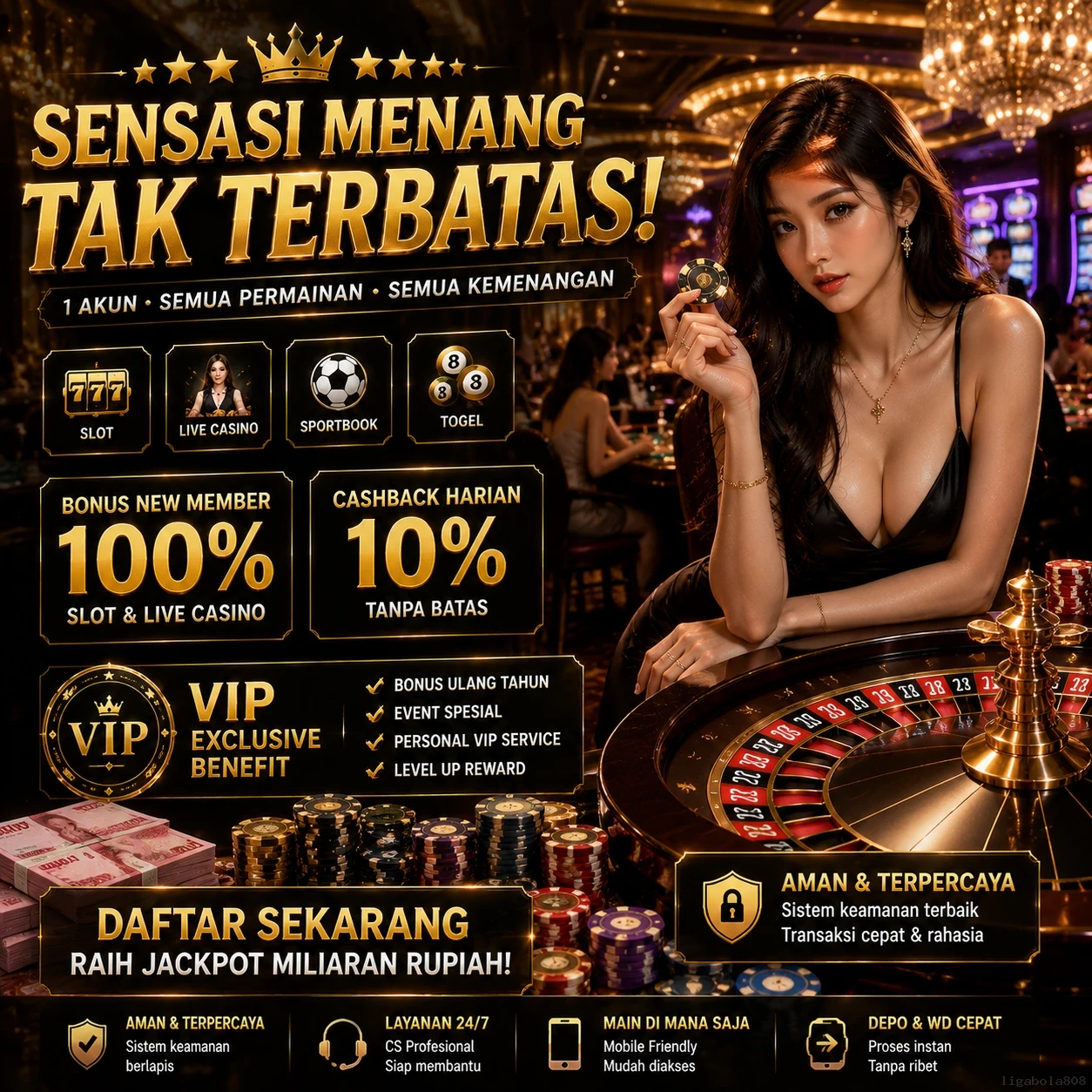 Cara Mendaftar dan Verifikasi Akun di ligabola808